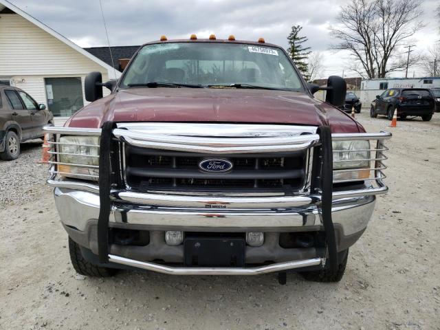 1FTSX31S34EA78822 - 2004 FORD F350 SRW SUPER DUTY RED photo 5