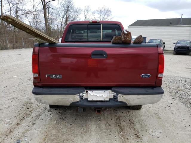 1FTSX31S34EA78822 - 2004 FORD F350 SRW SUPER DUTY RED photo 6