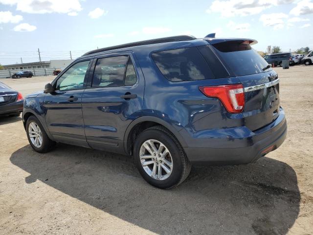 1FM5K7B85HGA55411 - 2017 FORD EXPLORER BLUE photo 2