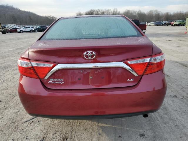 4T1BF1FK1HU733275 - 2017 TOYOTA CAMRY LE RED photo 6