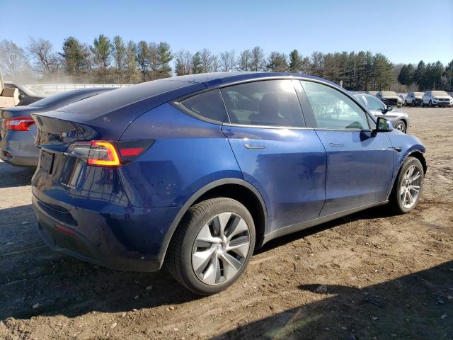 7SAYGDEEXNF308640 - 2022 TESLA MODEL Y BLUE photo 3