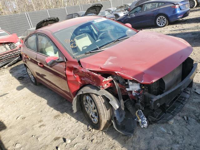 KMHD74LF9HU373509 - 2017 HYUNDAI ELANTRA SE RED photo 4