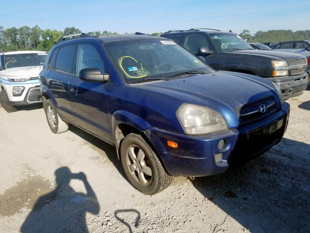 KM8JM12B07U565294 - 2007 HYUNDAI TUCSON GLS BLUE photo 1