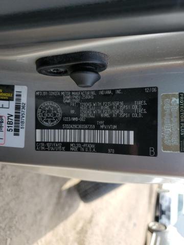 5TDZA29C36S587359 - 2006 TOYOTA SIENNA CE SILVER photo 14