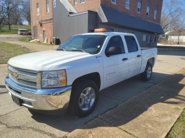 3GCUCUEJ5CG263571 - 2012 CHEVROLET SILVERADO C1500 HYBRID WHITE photo 2