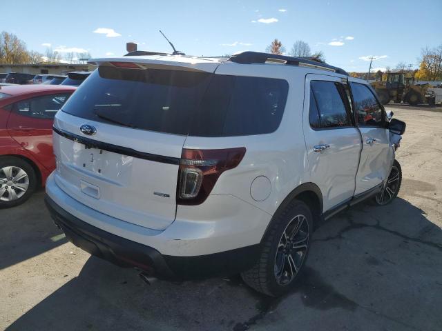 1FM5K8GT5DGC66637 - 2013 FORD EXPLORER SPORT WHITE photo 4