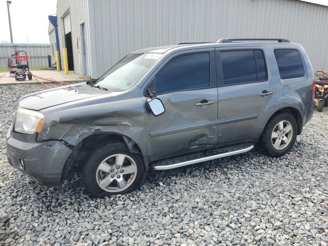 5FNYF3H54BB050200 - 2011 HONDA PILOT EXL GRAY photo 1