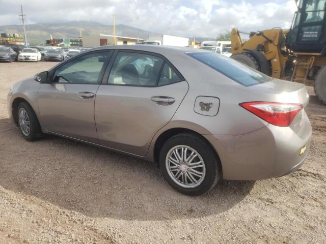 5YFBURHE2FP333462 - 2015 TOYOTA COROLLA L TAN photo 2