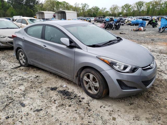 KMHDH4AE0FU329404 - 2015 HYUNDAI ELANTRA SE SILVER photo 4