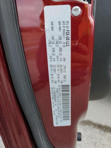 2C4RDGBG8KR503671 - 2019 DODGE GRAND CARA SE RED photo 14