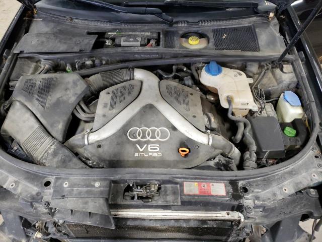 WAUCD64B24N065955 - 2004 AUDI A6 S-LINE QUATTRO BLACK photo 11