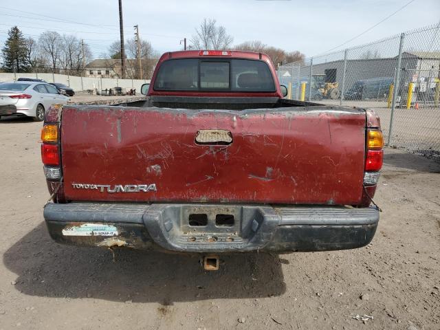 5TBJN32133S434727 - 2003 TOYOTA TUNDRA RED photo 6