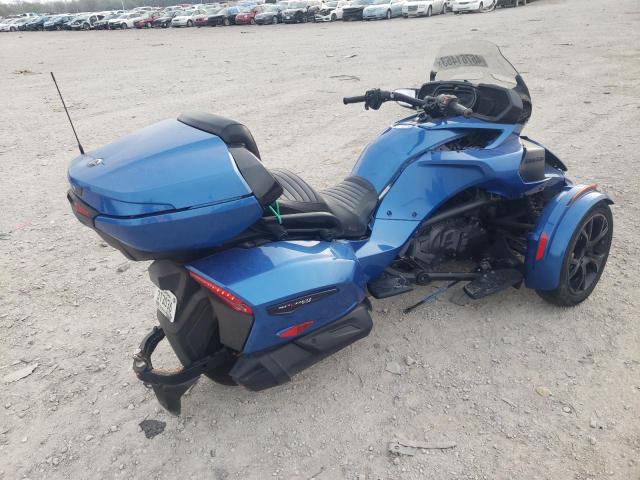 2BXREDD28KV000890 - 2019 CAN-AM SPYDER ROA F3-T BLUE photo 4