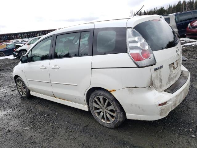 JM1CR193270162678 - 2007 MAZDA 5 WHITE photo 2