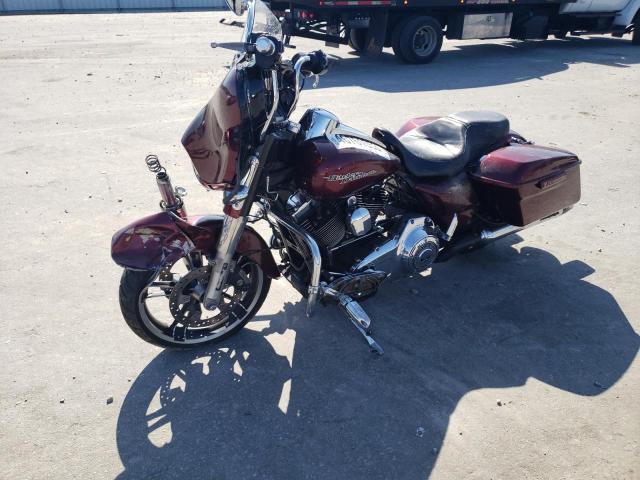 1HD1KRM11EB693323 - 2014 HARLEY-DAVIDSON FLHXS STREET GLIDE SPECIAL BURGUNDY photo 2