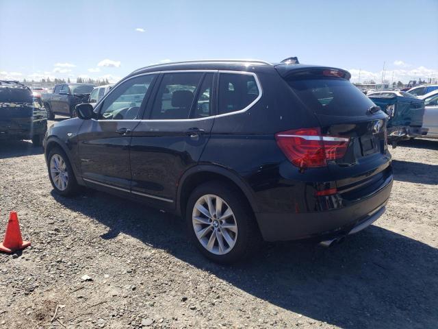 5UXWX9C52D0A11526 - 2013 BMW X3 XDRIVE28I BLACK photo 2