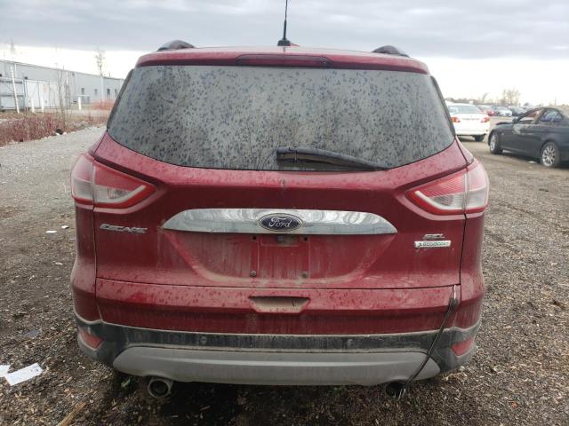 1FMCU0H99DUA01906 - 2013 FORD ESCAPE SEL RED photo 6