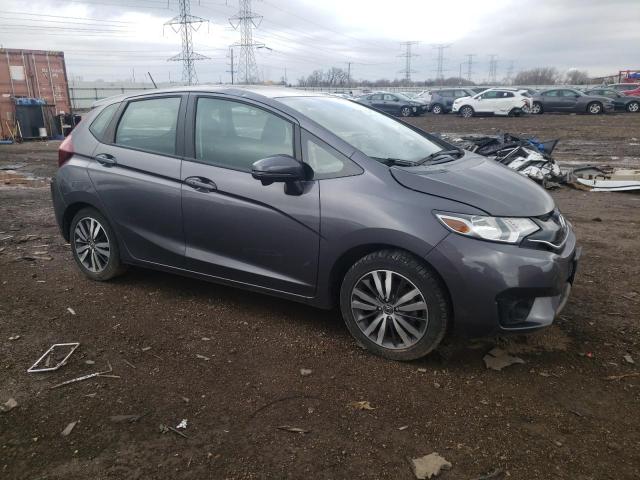 3HGGK5H80FM736704 - 2015 HONDA FIT EX GRAY photo 4