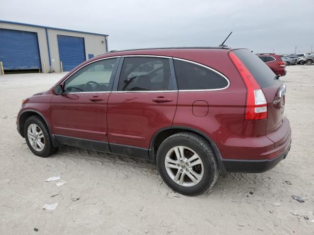 5J6RE3H77BL036971 - 2011 HONDA CR-V EXL BURGUNDY photo 2