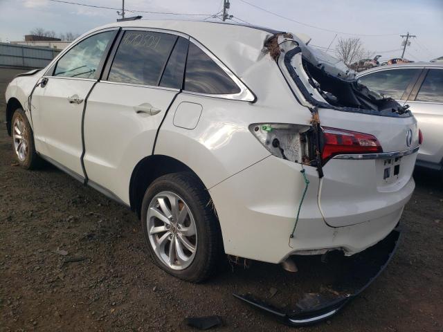 5J8TB4H51HL036449 - 2017 ACURA RDX TECHNOLOGY WHITE photo 2