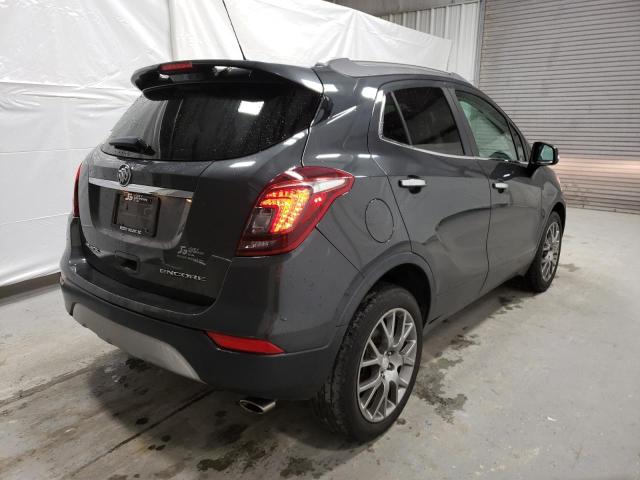 KL4CJ1SB3HB161225 - 2017 BUICK ENCORE SPORT TOURING GRAY photo 3