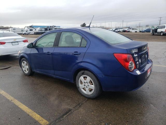 1G1JA5SH9D4256873 - 2013 CHEVROLET SONIC LS BLUE photo 2
