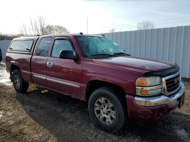 2GTEK19T741364140 - 2004 GMC NEW SIERRA K1500 MAROON photo 4