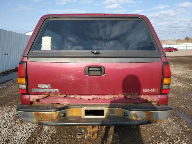 2GTEK19T741364140 - 2004 GMC NEW SIERRA K1500 MAROON photo 6