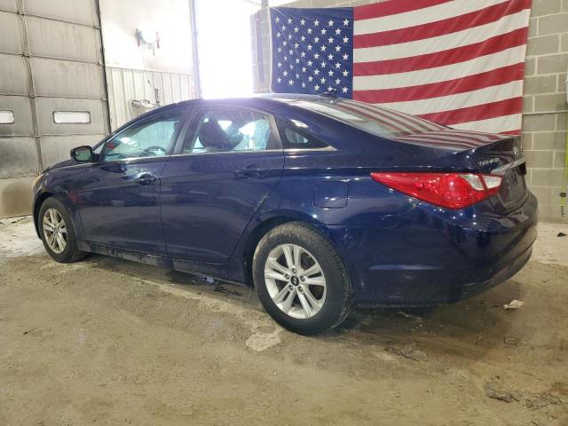 5NPEB4AC4DH718255 - 2013 HYUNDAI SONATA GLS BLUE photo 2