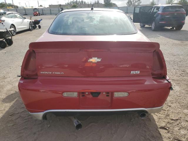 2G1WL15C779196473 - 2007 CHEVROLET MONTE CARL SS RED photo 6