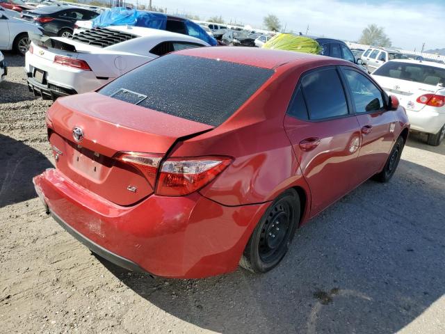 5YFBURHE8KP874283 - 2019 TOYOTA COROLLA L RED photo 3