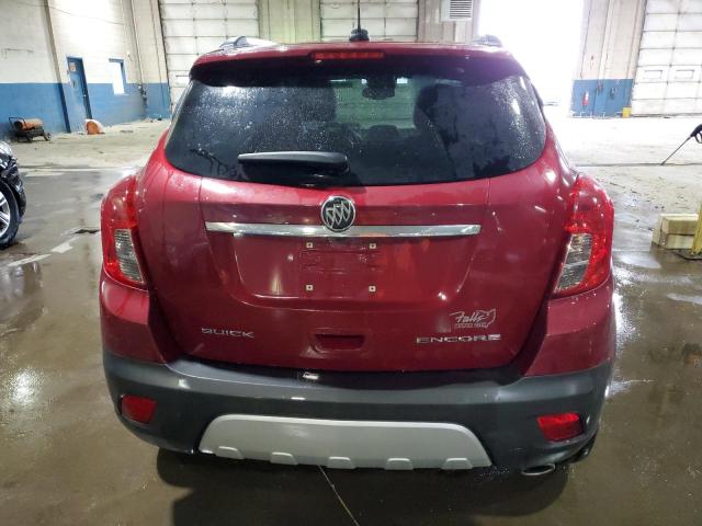 KL4CJASB7GB706809 - 2016 BUICK ENCORE RED photo 6