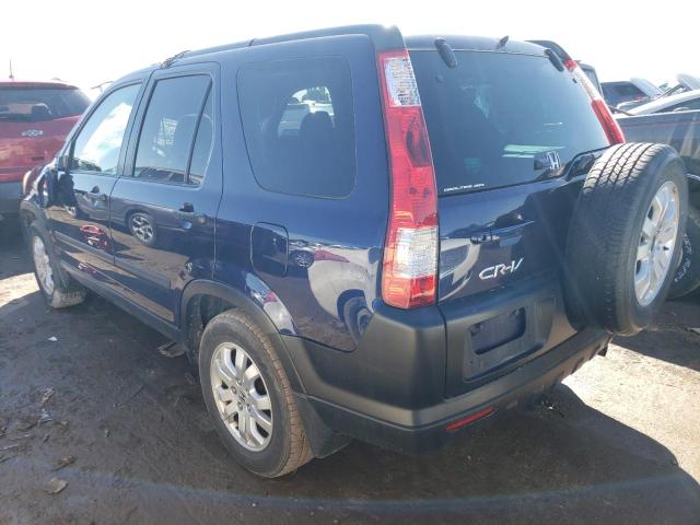 SHSRD78805U346212 - 2005 HONDA CR-V EX BLUE photo 2