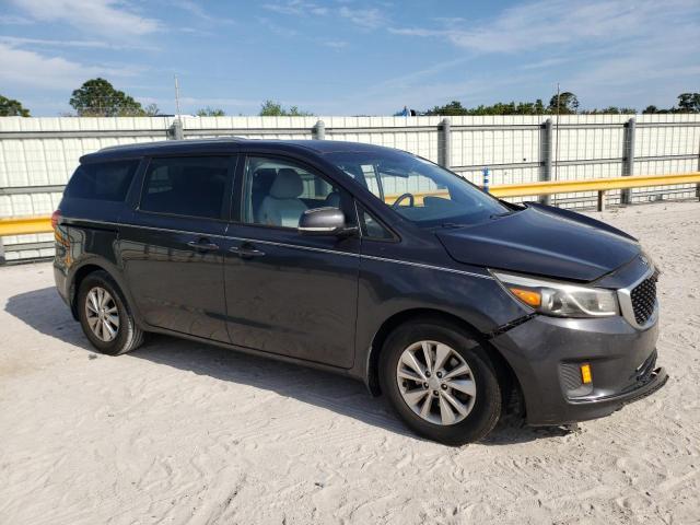 KNDMB5C10G6092683 - 2016 KIA SEDONA LX GRAY photo 4