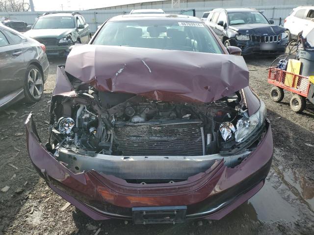 19XFB2F87FE219714 - 2015 HONDA CIVIC EX MAROON photo 5