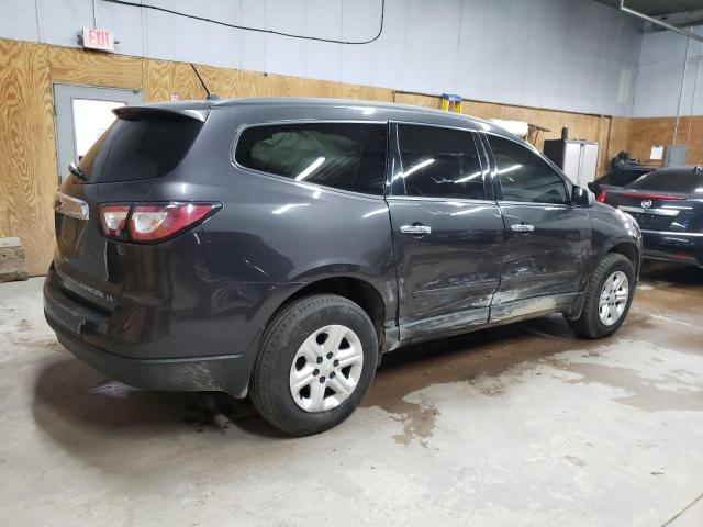 1GNKRFED0FJ331099 - 2015 CHEVROLET TRAVERSE LS BLACK photo 3