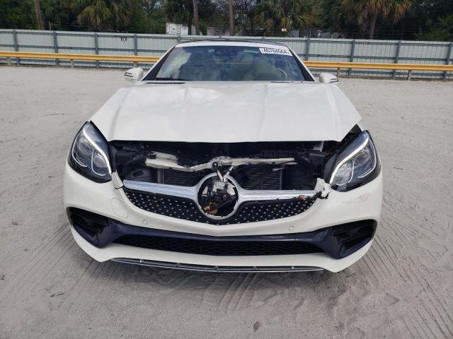 WDDPK3JA6JF154816 - 2018 MERCEDES-BENZ SLC 300 WHITE photo 5