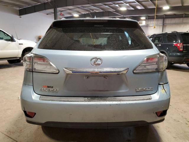 2T2BK1BA5AC037157 - 2010 LEXUS RX 350 BLUE photo 6