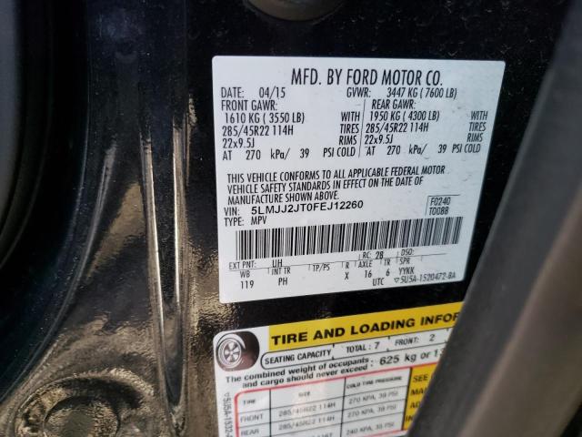 5LMJJ2JT0FEJ12260 - 2015 LINCOLN NAVIGATOR 黑色 照片 13