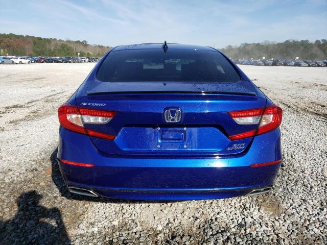 1HGCV2F31MA032047 - 2021 HONDA ACCORD SPORT BLUE photo 6