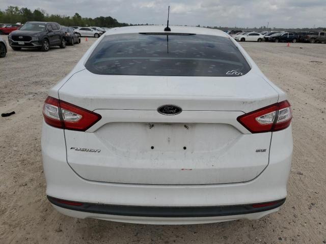 3FA6P0H77DR283015 - 2013 FORD FUSION SE WHITE photo 6