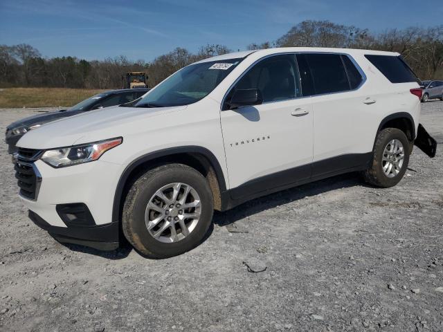 1GNERFKW2KJ106616 - 2019 CHEVROLET TRAVERSE LS WHITE photo 1