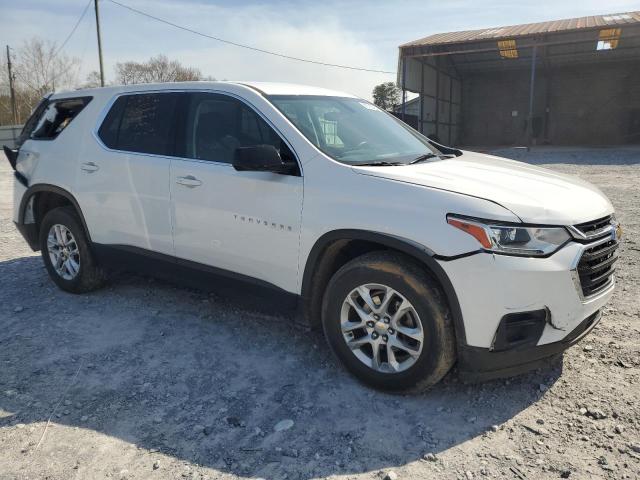 1GNERFKW2KJ106616 - 2019 CHEVROLET TRAVERSE LS WHITE photo 4