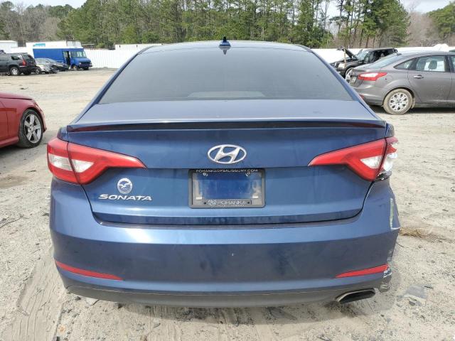 5NPE24AF8GH323722 - 2016 HYUNDAI SONATA SE BLUE photo 6