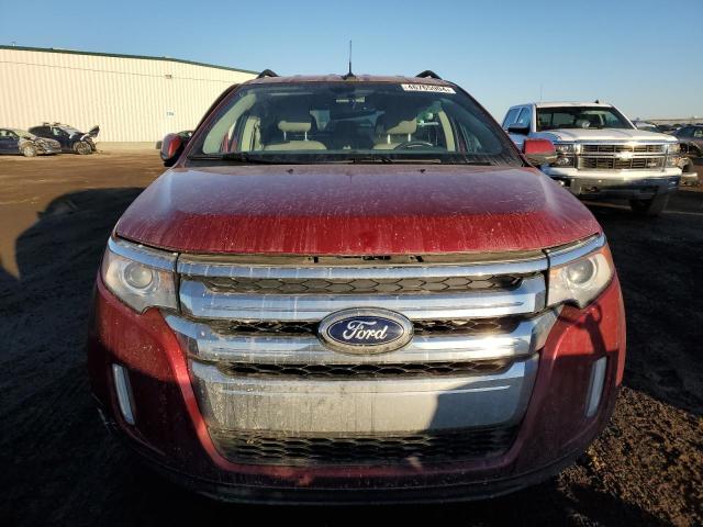 2FMDK4KC0DBA80801 - 2013 FORD EDGE LIMITED RED photo 5