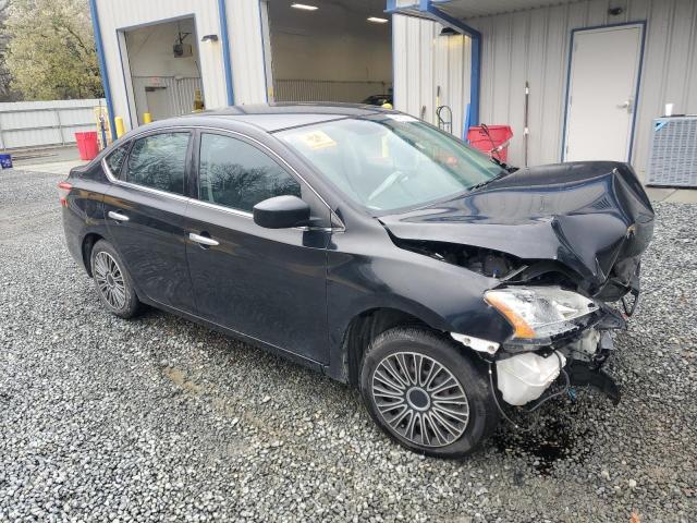 3N1AB7AP2FL655052 - 2015 NISSAN SENTRA S BLACK photo 4