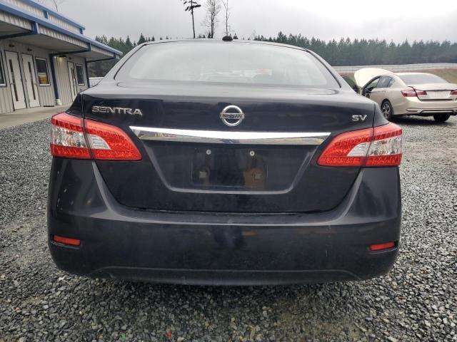 3N1AB7AP2FL655052 - 2015 NISSAN SENTRA S BLACK photo 6