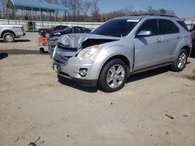 2CNFLFE53B6443743 - 2011 CHEVROLET EQUINOX LTZ SILVER photo 1