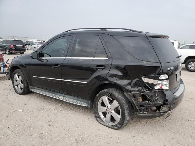 4JGBB8GB2BA681019 - 2011 MERCEDES-BENZ ML 350 4MATIC BLACK photo 2
