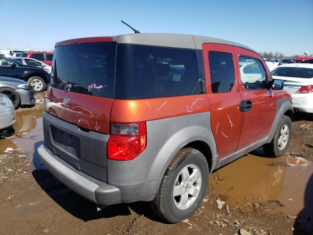 5J6YH28543L018022 - 2003 HONDA ELEMENT EX ORANGE photo 3